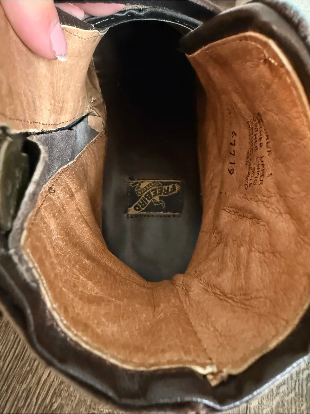 freebird Brown Leather Strappy Ankle Booties